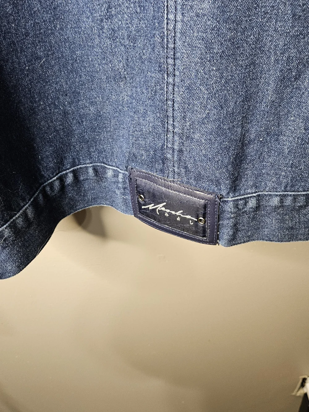 Men's Dark Blue Denim Jacket - Moeshe